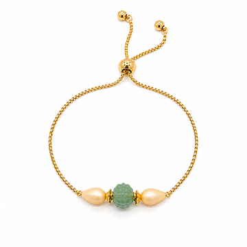 Strawberry Pearl Adjustable Bracelet