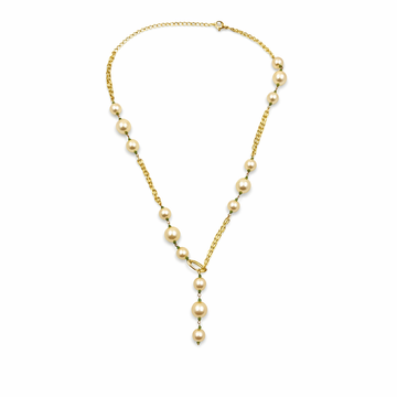 Elegant Pearl Drop Necklace
