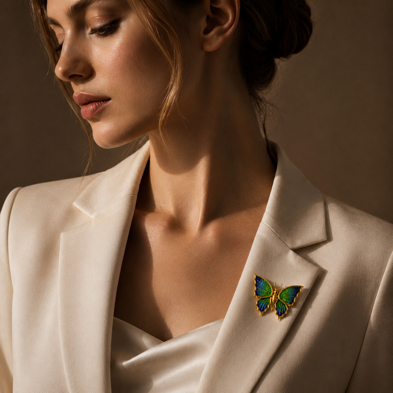 Butterfly Brooch Pin | Designer Statement Brooch