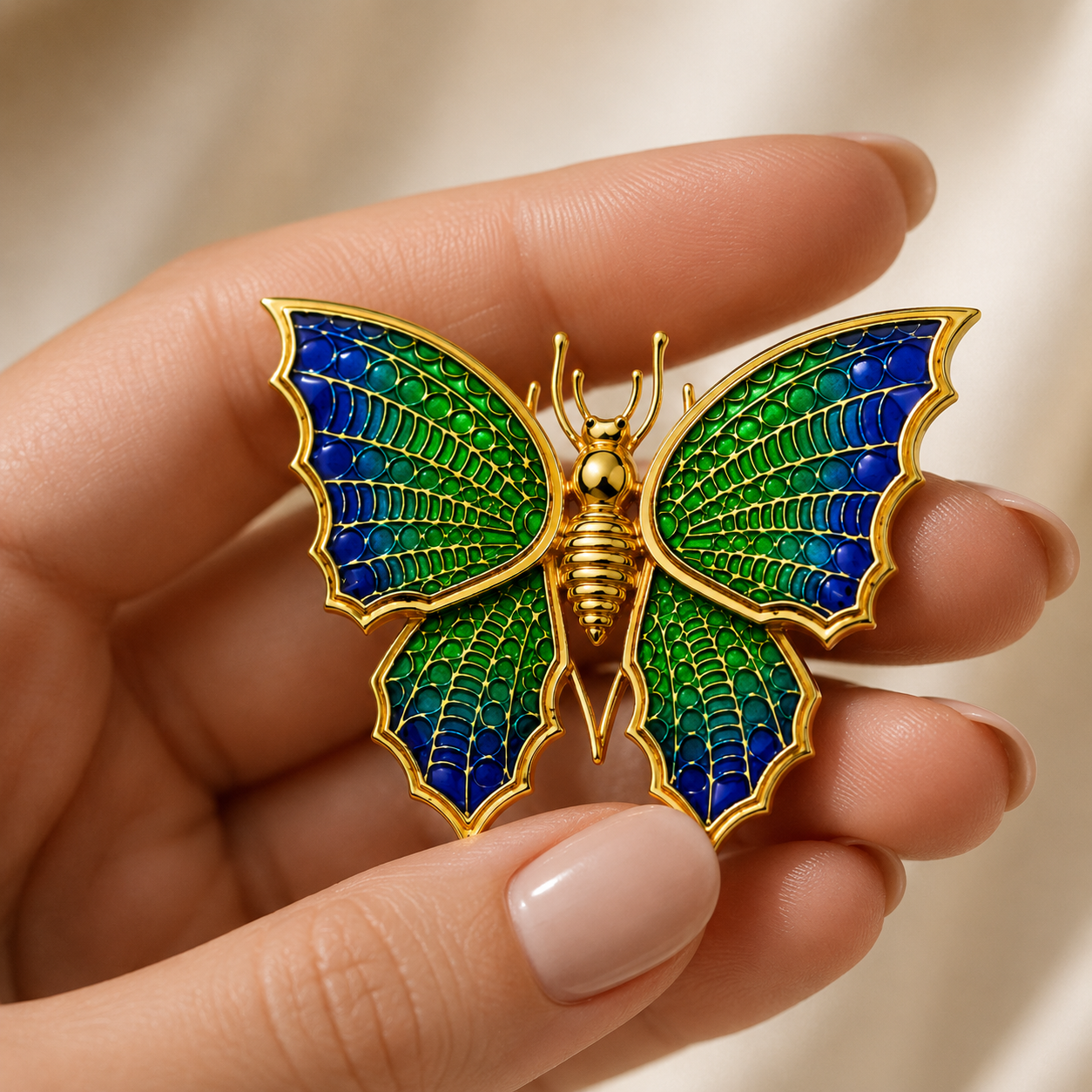 Butterfly Brooch Pin | Designer Statement Brooch