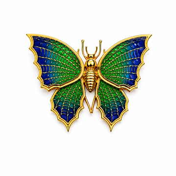 Butterfly Brooch Pin | Designer Statement Brooch