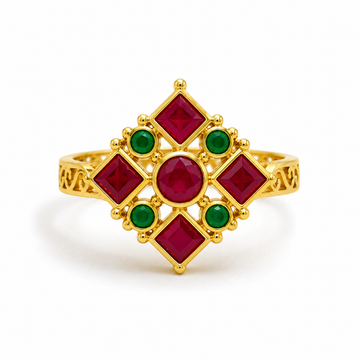 Ravi Bindu Ring – Elegant Statement Ring