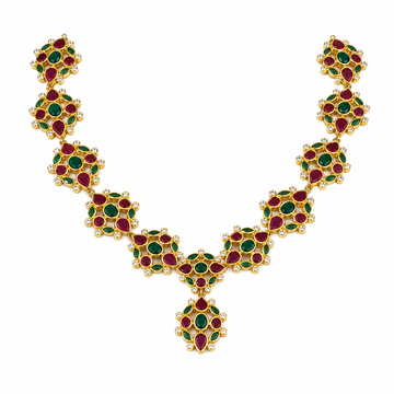 Maharani Navratna Necklace – Regal Elegance Reimagined
