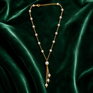 Celeste Pearl Drop Necklace
